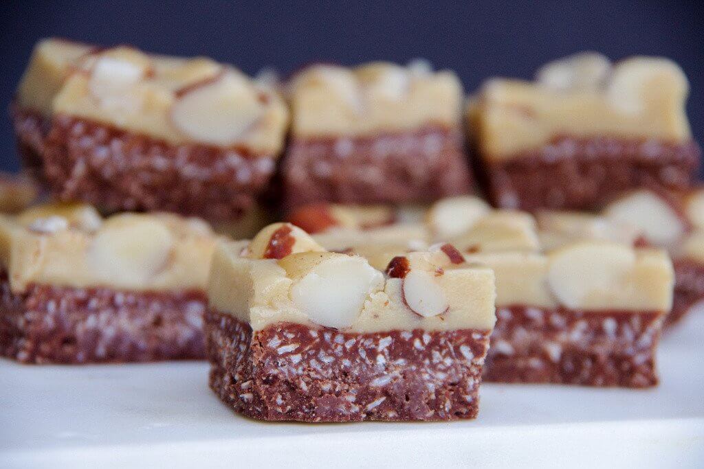 Chocolate & Caramel Nut Slice
