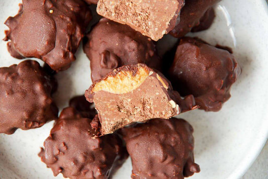 Chocolate Peanut Protein Bites