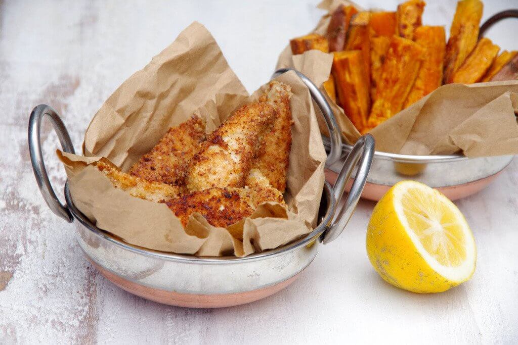 Fish Fingers & Kumara Fries