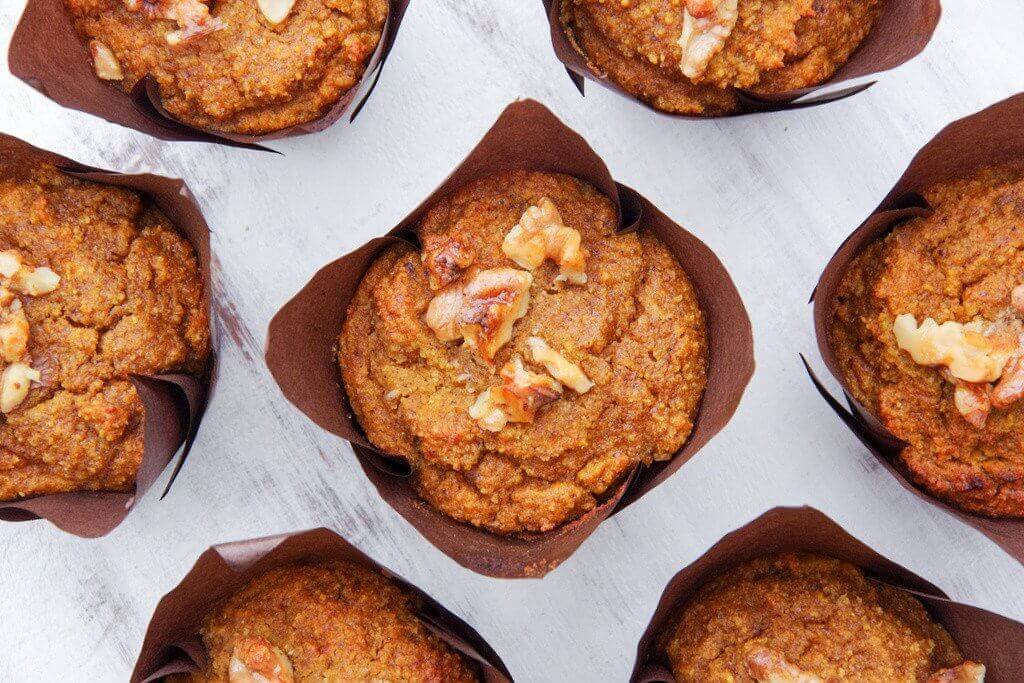 Fluffy Grain Free Pumpkin Muffins