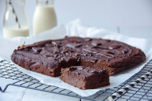 Fudgy Black Bean and Peanut Butter Brownies