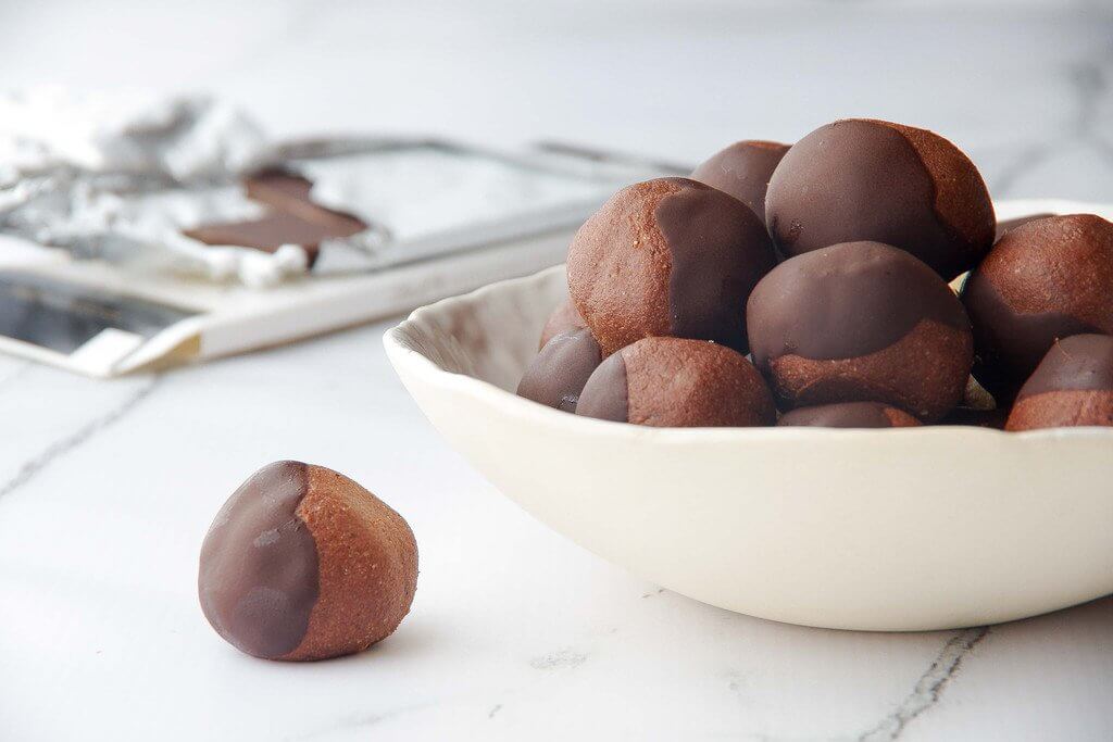 Hazelnut Jaffa Bliss Balls