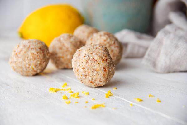 Lemon and Coconut Bliss Balls