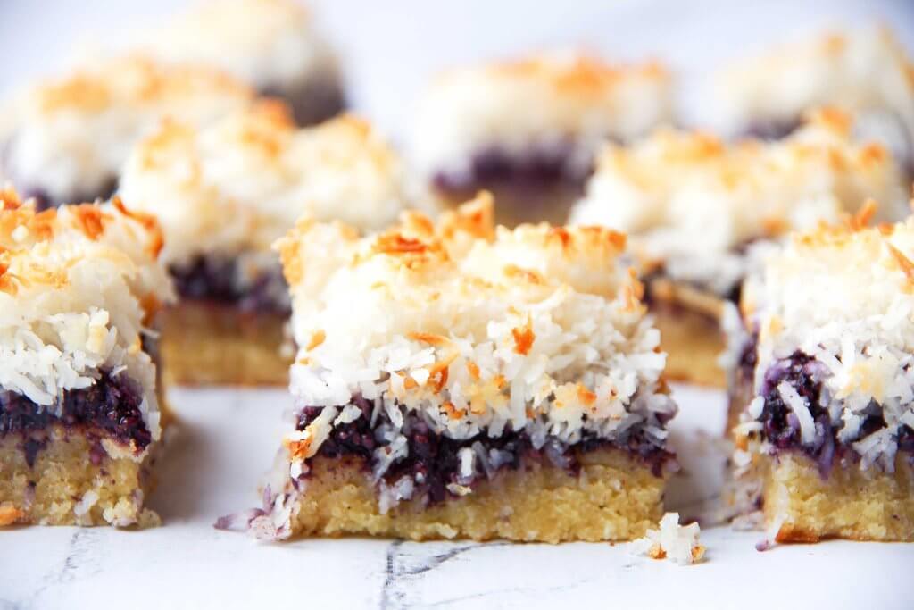 Blueberry Louise Slice