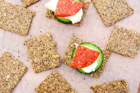 Pumpkin and Almond Lunch Box Crackers