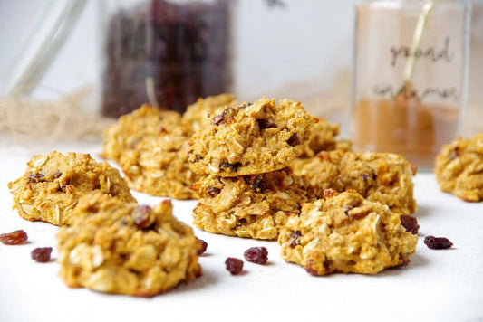 Pumpkin Spice Raisin Snack Bites