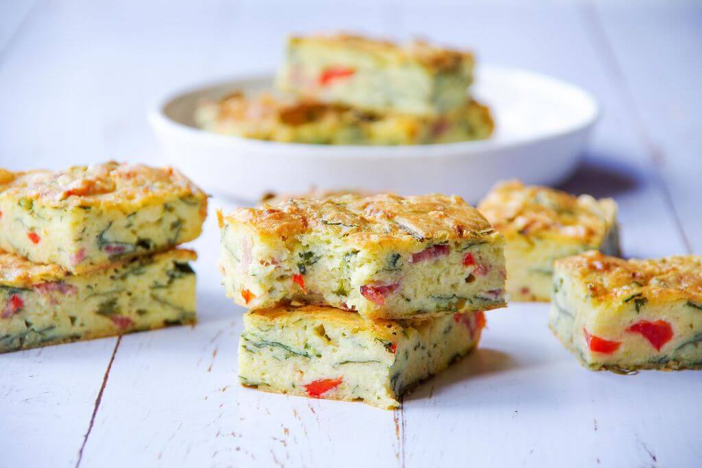 Savoury Breakfast Brownie