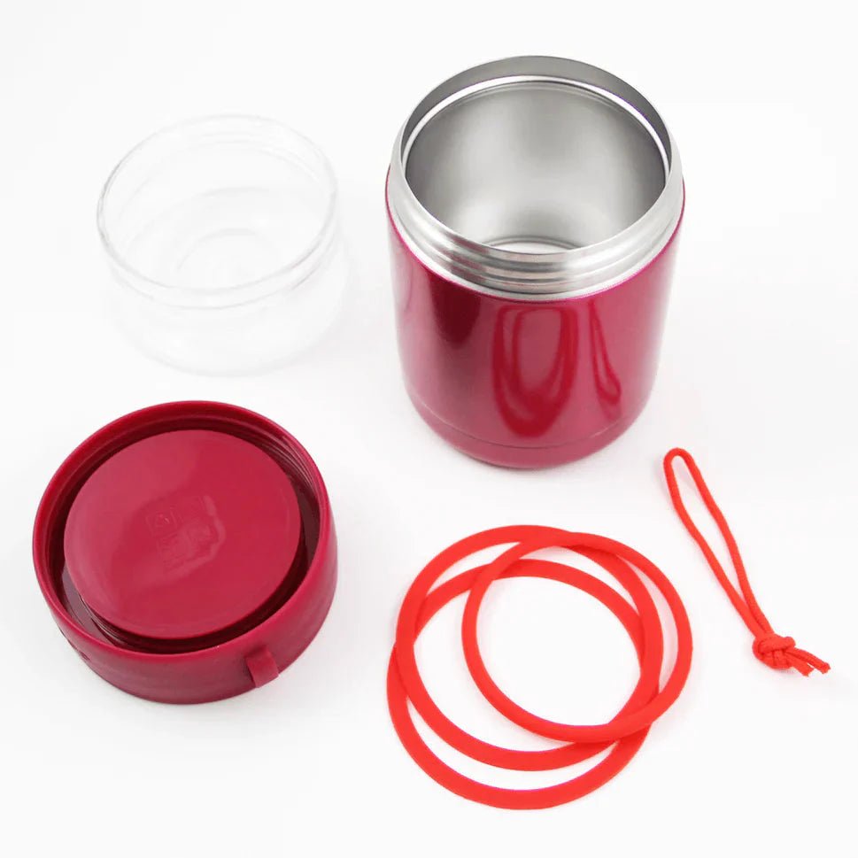 Goodbyn 2 in 1 Insulated Food Jar Thermos plus Snack Compartment