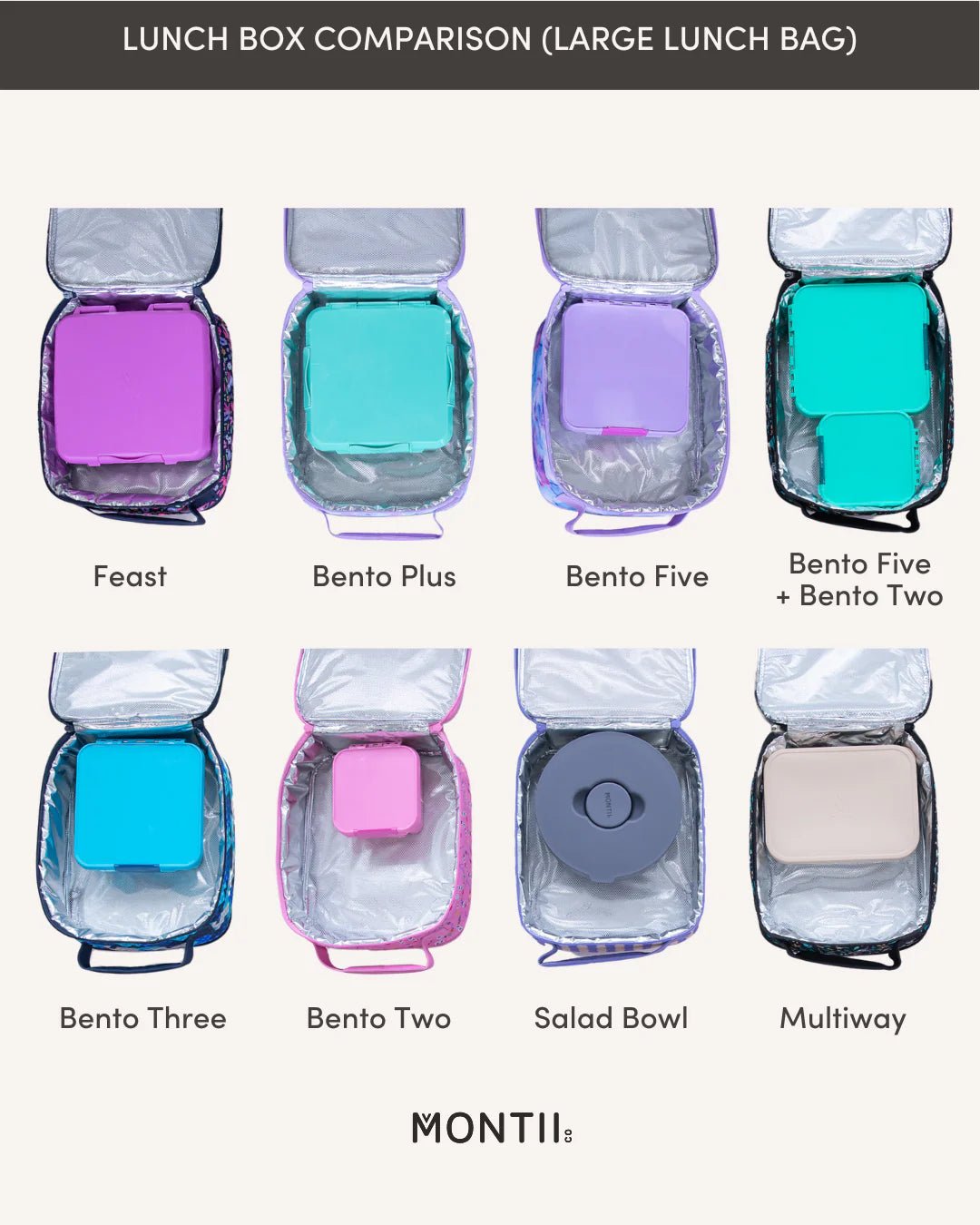 MontiiCo | Large Insulated Lunch Bags
