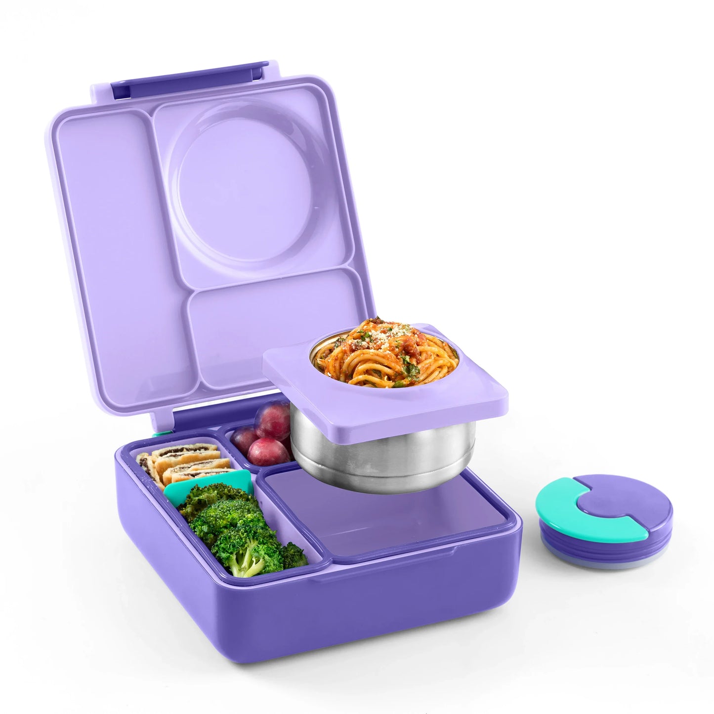 OmieBox Insulated Bento Lunch Box for Kids | Hot & Cold Thermos Lunch Box