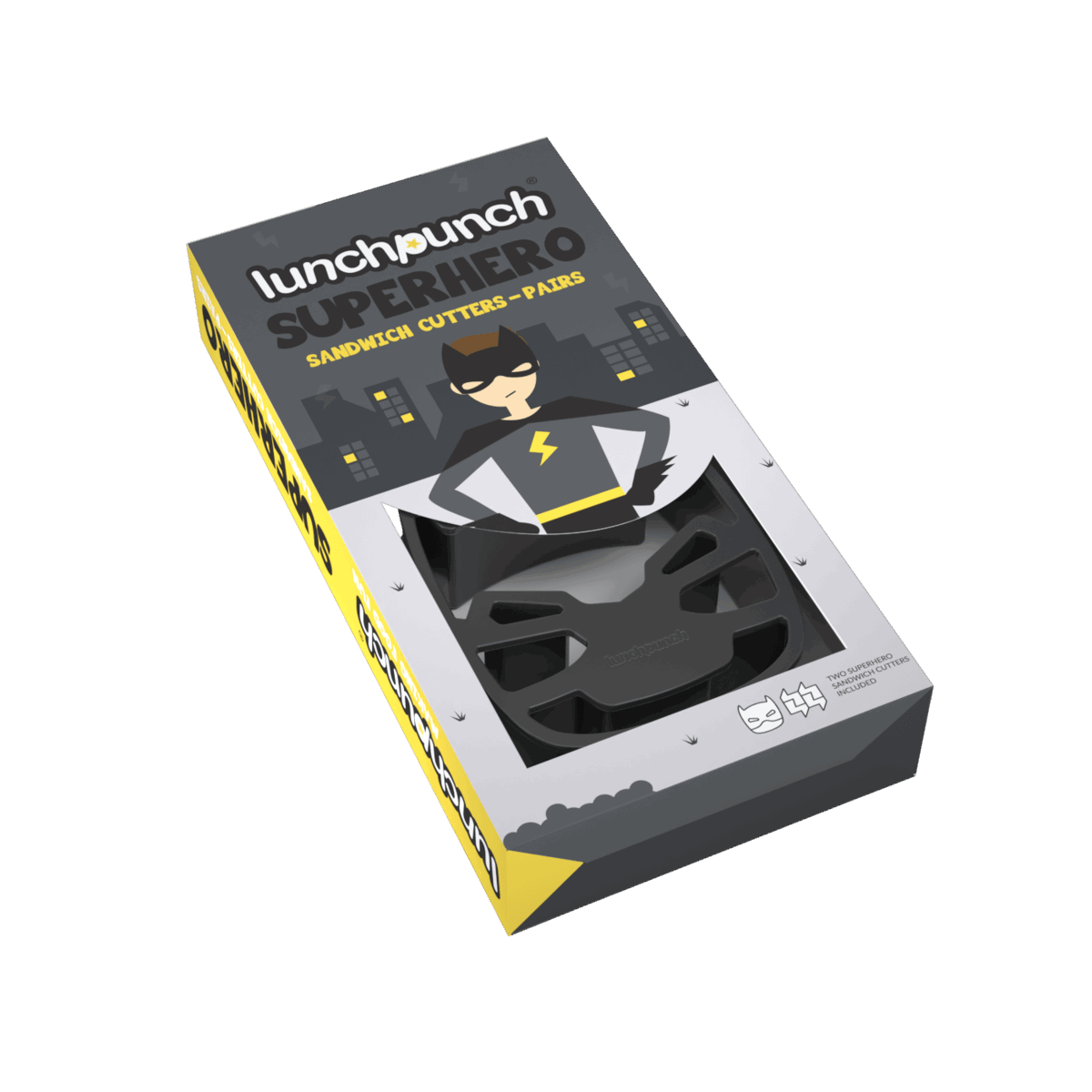 Sandwich Cutter Shapes - Lunch Punch Superhero - LunchBox Inc.