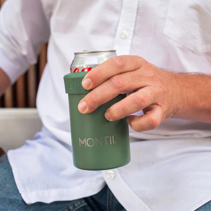 Montiico Insulated Bottle and Can Cooler Coal - LunchBox Inc.