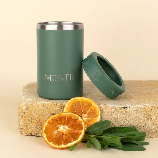 Montiico Insulated Bottle and Can Cooler Sage - LunchBox Inc.