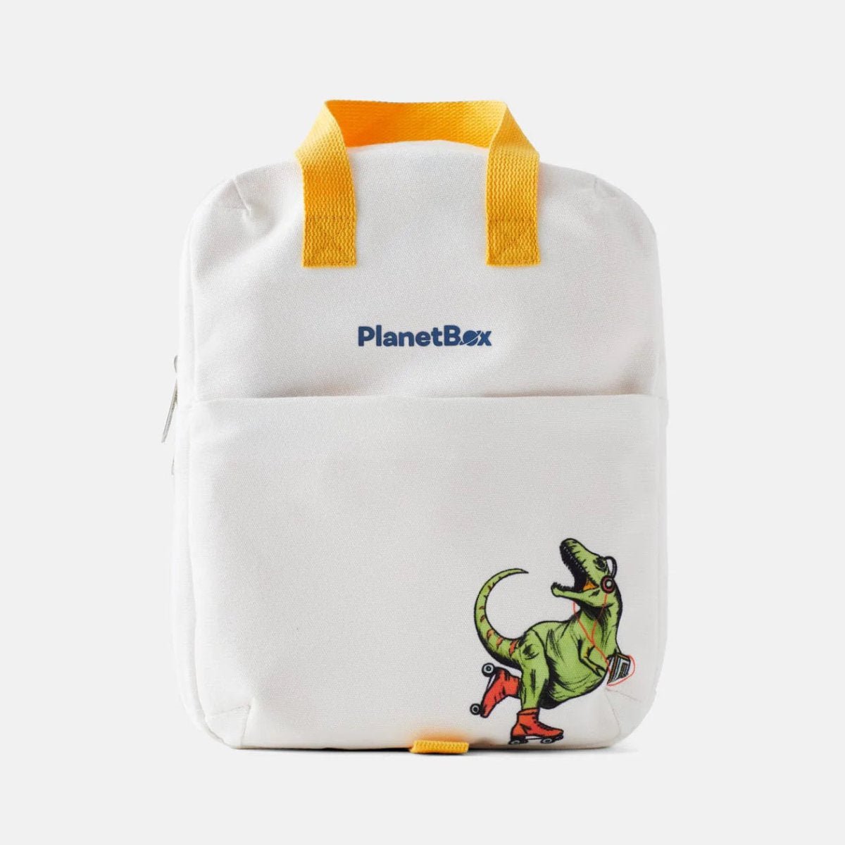 Planetbox Lunch Tote Bag - Gull Grey Grid - LunchBox Inc.