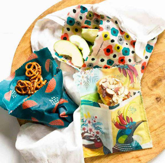 Lily Bee Beeswax Wrap - Lucky Dip  - Medium Snack Bag - LunchBox Inc.