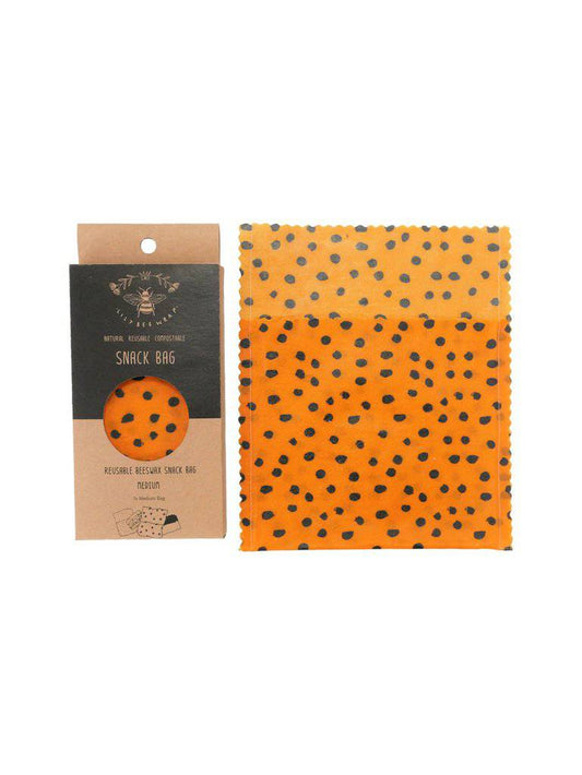 Lily Bee Beeswax Wrap - Spots  - Medium Snack Bag - LunchBox Inc.