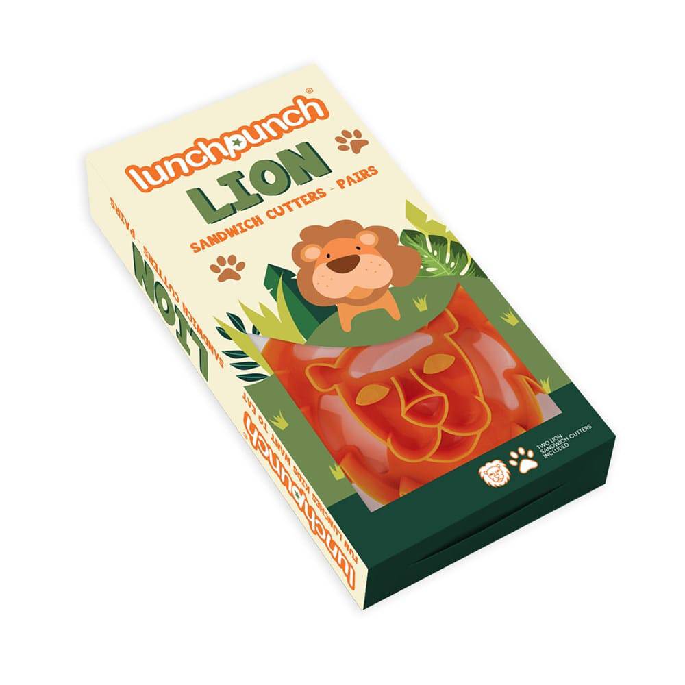 Lunch Punch Sandwich Cutter Shapes - Lunch Punch - Lion (set of 2) - LunchBox Inc.