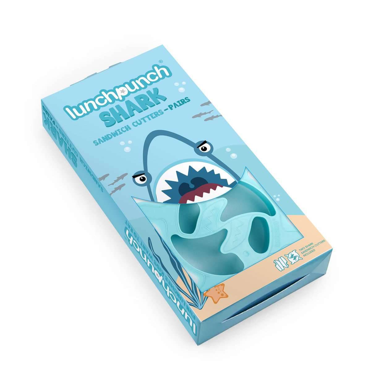 Lunch Punch Sandwich Cutter Shapes - Lunch Punch - Shark (set of 2) - LunchBox Inc.