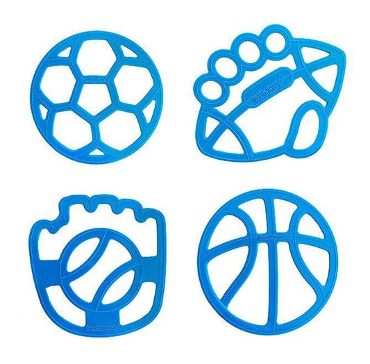 Lunch Punch Sandwich Cutter Shapes - Lunch Punch Sporty Sandwiches (Set of 4) - LunchBox Inc.