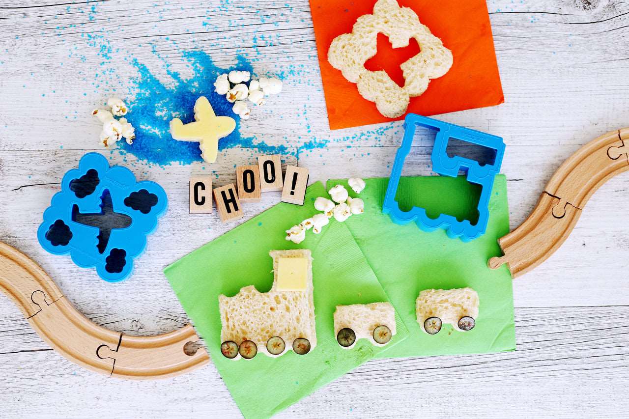 Lunch Punch Sandwich Cutter Shapes - Lunch Punch Transit (set of 2) - LunchBox Inc.