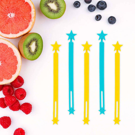 Lunch Punch Yellow Wrap Bands - set of 5 - LunchBox Inc.