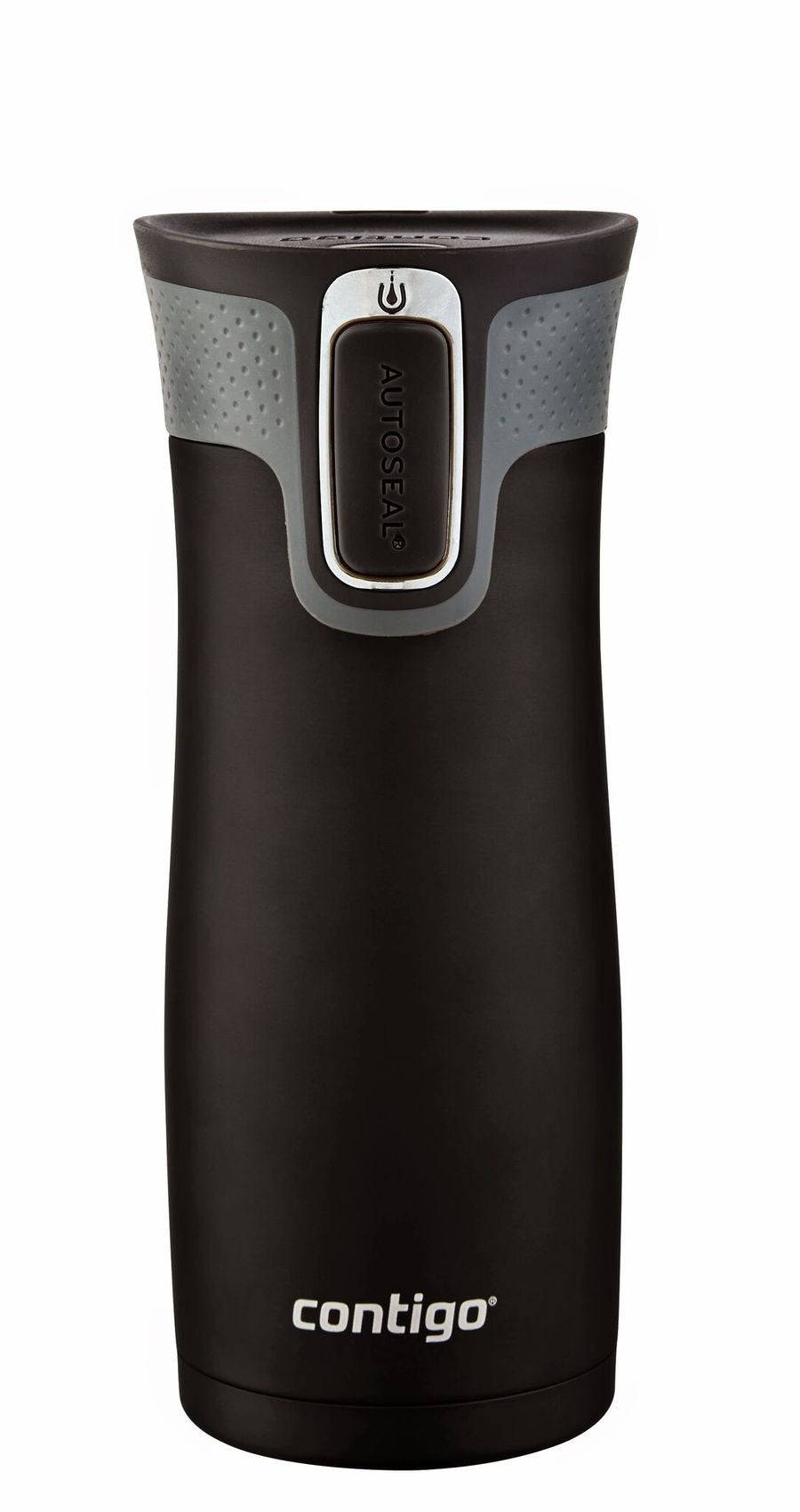 Contigo West Loop Thermosbeker, autoseal met gravure, roestvrijstalen isolatiebeker, reisbeker, koffiebeker om mee te nemen, lekvrij (metaal Contigo West Loop Thermosbeker, autoseal met gravure, roestvrijstalen isolatiebeker, reisbeker, koffiebeker om mee te nemen, lekvrij (metaal