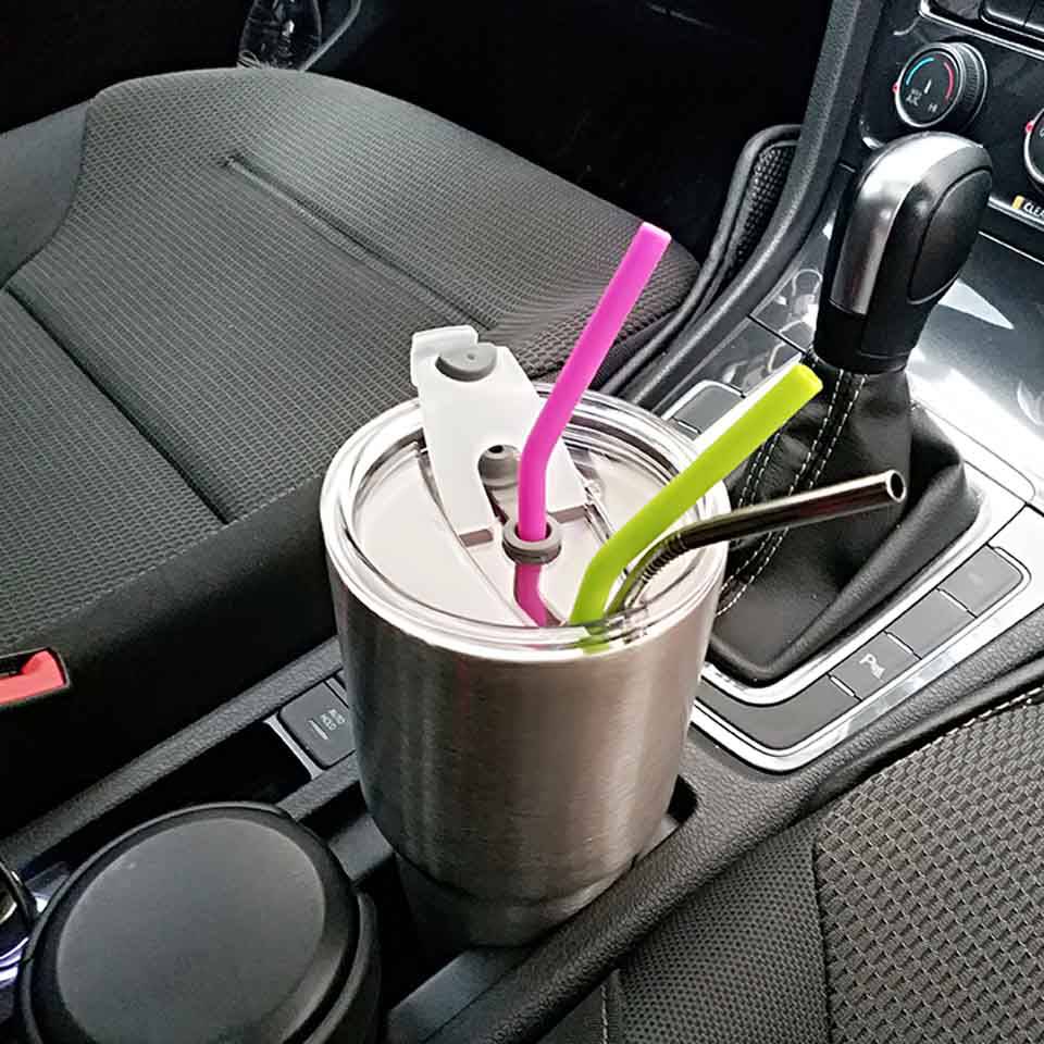 Silicone Straws NZ- Multi Coloured - 6 Pack - LunchBox Inc.