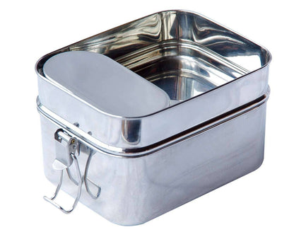 Large Stainless Steel Bento Leakproof Open Top