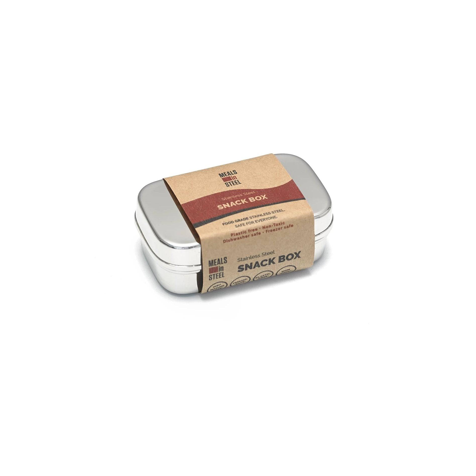 Meals In Steel Small Snack Box Stainless Steel - LunchBox Inc.