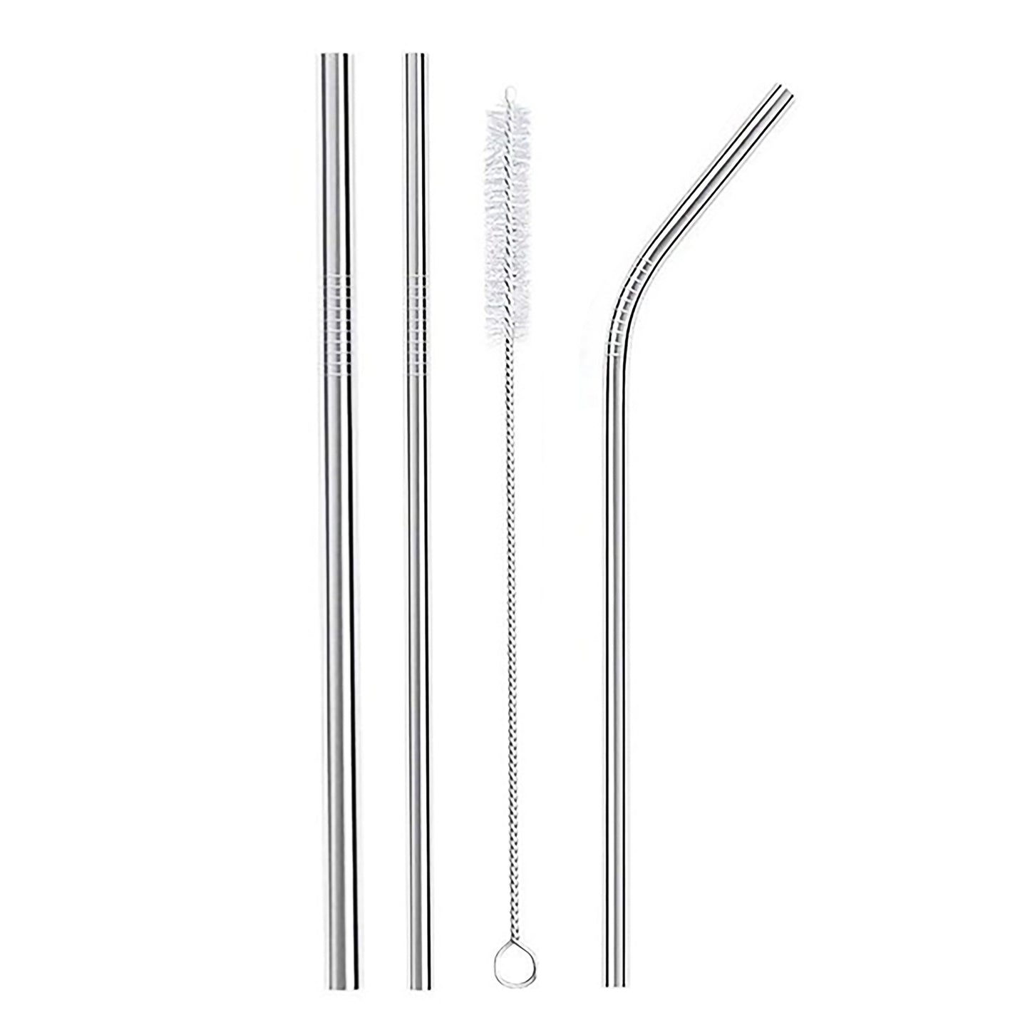 Meals In Steel Stainless Steel Smoothie Straw Pack with Vegan Brush - LunchBox Inc.