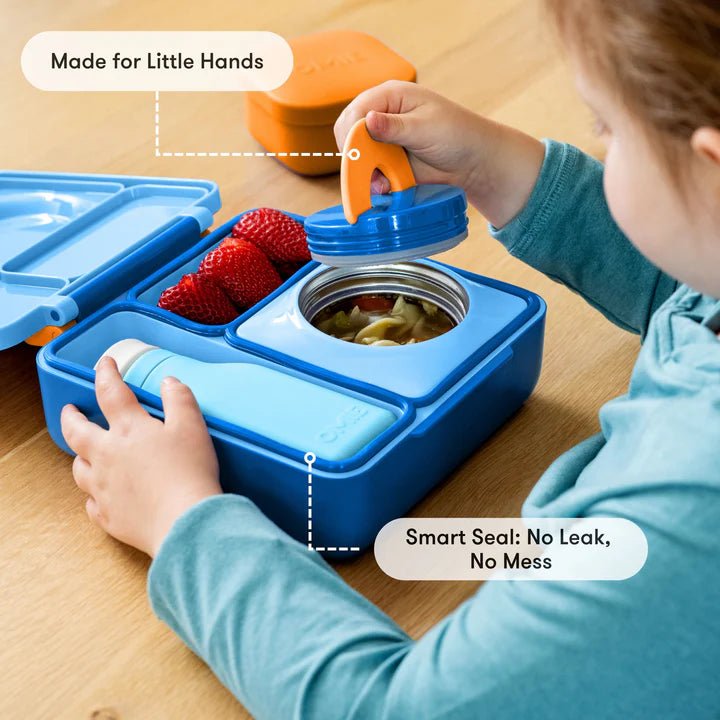 OmieBox Insulated Bento Lunch Box for Kids – Hot & Cold Lunchbox with Thermos (NZ)