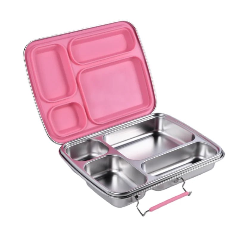 Jumbo Leakproof 4 Compartment Stainless Steel Lunch box – 1040ml - Pre Order 15th Feb