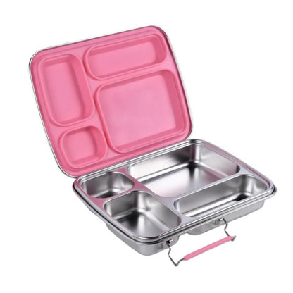 Jumbo Leakproof 4 Compartment Stainless Steel Lunch box – 1040ml - Pre Order 15th Feb