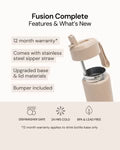 MontiiCo 350ml Kids Drink Bottle NZ – Leakproof Insulated Sipper