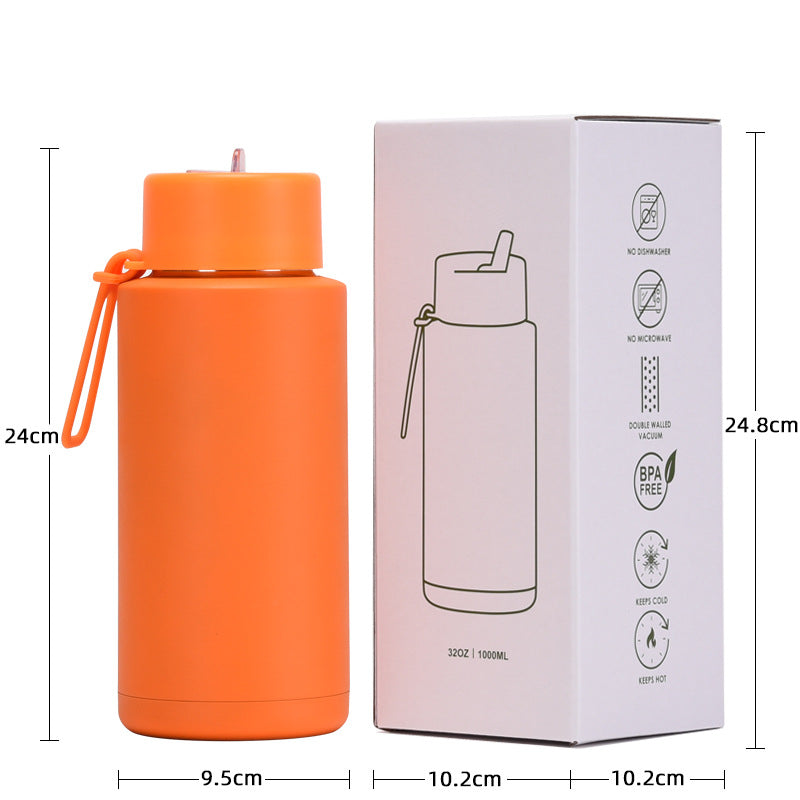 Meals In Steel | Stainless Steel Sipper Drink Bottle - 1000ML