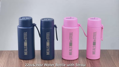 Meals In Steel | Stainless Steel Sipper Drink Bottle - 1000ML