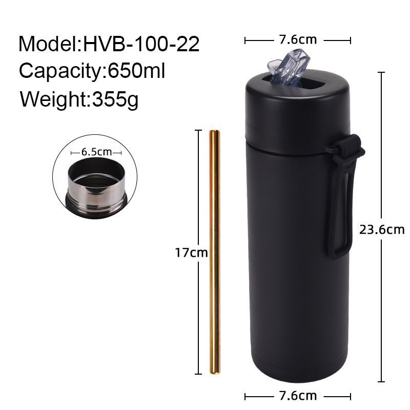 Meals In Steel | Stainless Steel Sipper Drink Bottle - 650ml
