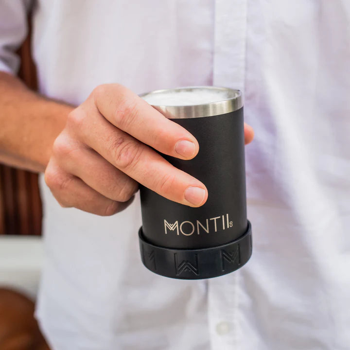 Montiico Insulated Bottle and Can Cooler Coal - LunchBox Inc.