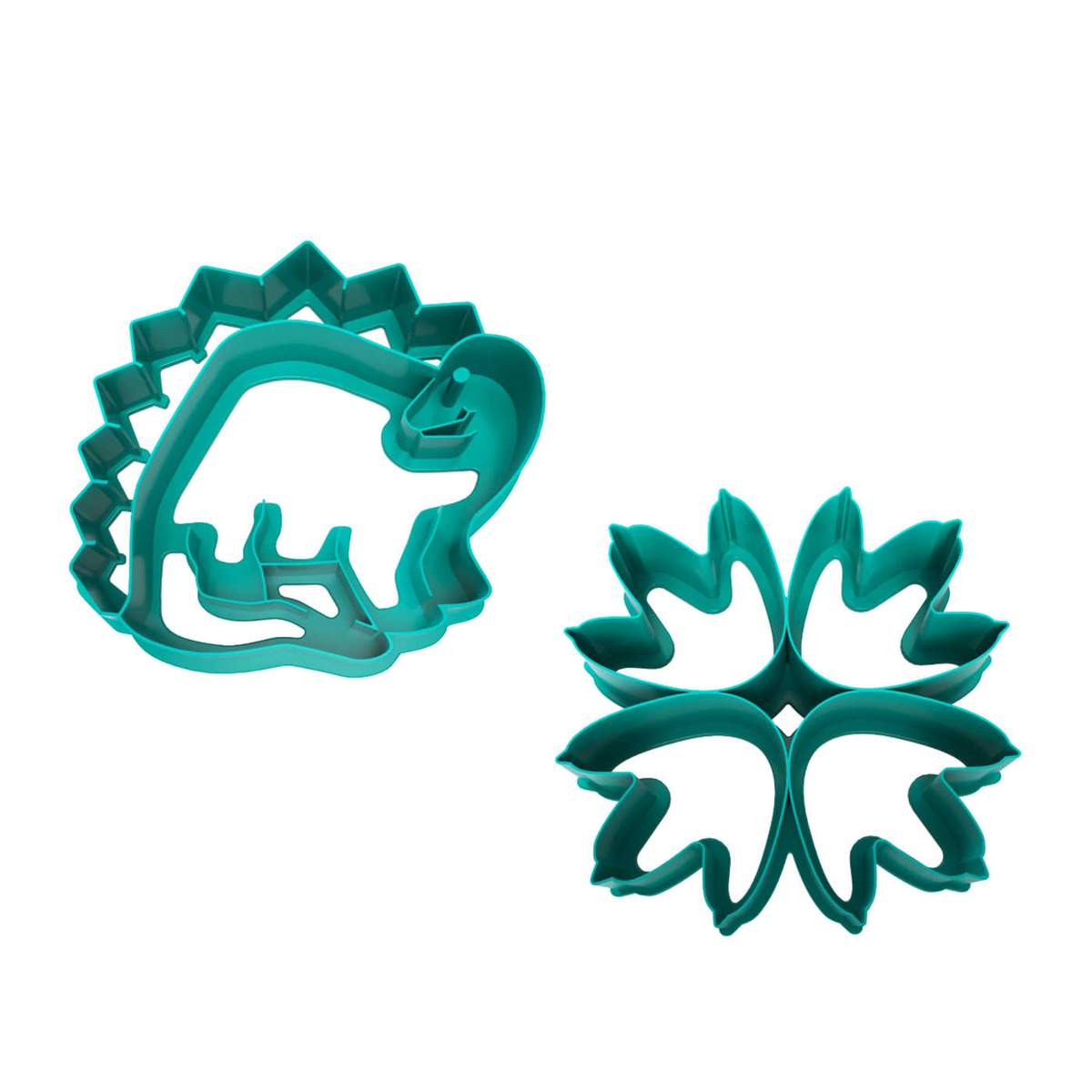 Lunch Punch Sandwich Cutter Shapes - Lunch Punch - Dinosaur- (set of 2) - LunchBox Inc.