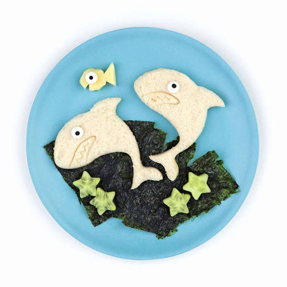 Lunch Punch Sandwich Cutter Shapes - Lunch Punch - Shark (set of 2) - LunchBox Inc.