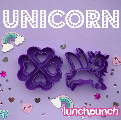 Sandwich Cutter Shapes - Lunch Punch - Unicorns - LunchBox Inc.