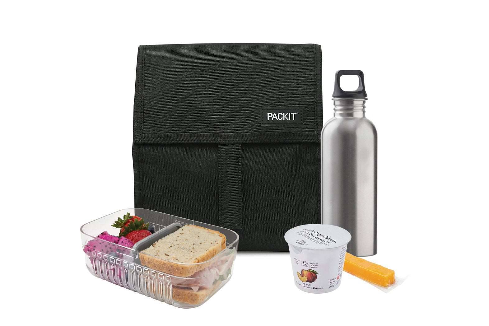 Packit Freezable Lunch Bag Black