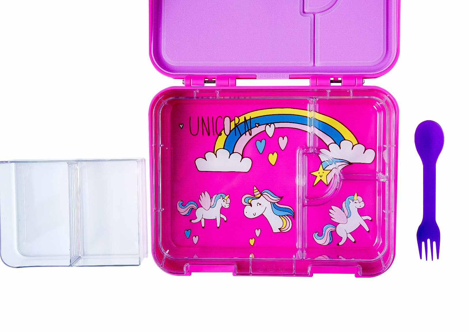Unicorn Lunch Box Leakproof Kiwibox 2.0 Bento For Kids