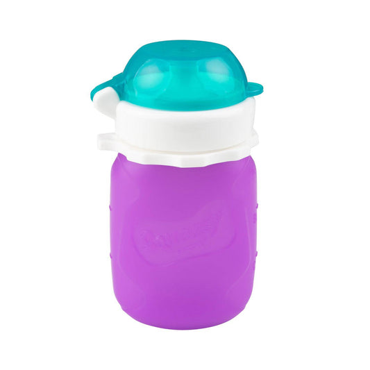 SILICONE SQUEASY SNACKER YOGHURT & DRINK POUCH -104ML -ALL COLOURS - LunchBox Inc.