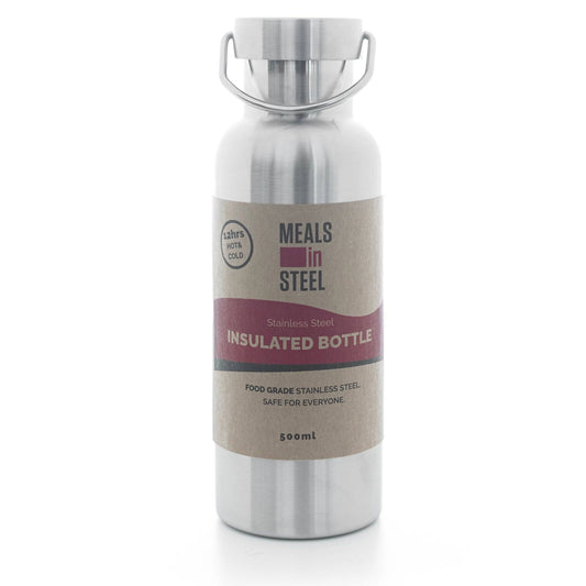 Meals In Steel Insulated Drink Bottle Stainless Steel 750ml - LunchBox Inc.