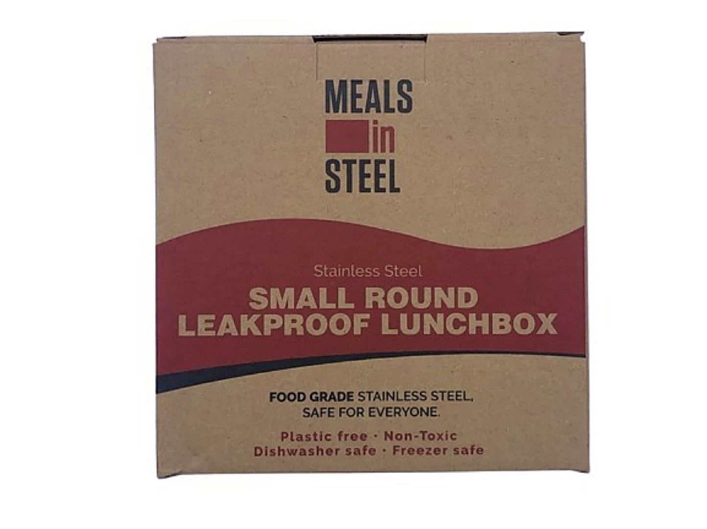 Meals In Steel Round Leak Proof Airtight Lunch Box -  Perfect for Work or School Lunch - LunchBox Inc.