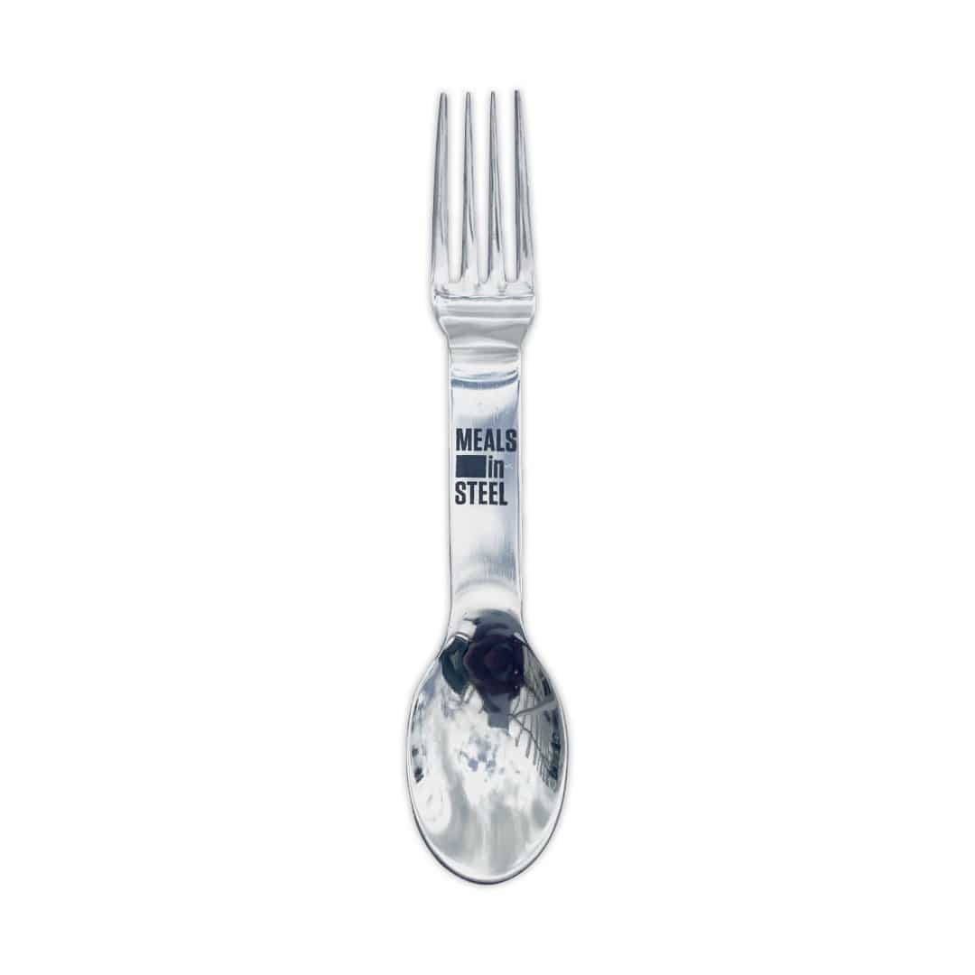 Meals In Steel Spork - Spoon and Fork (Two in One) Stainless Steel - LunchBox Inc.