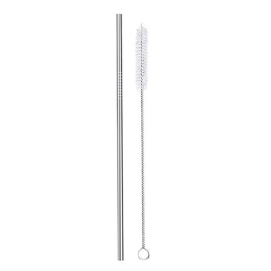 Meals In Steel Stainless Steel Straight Straw Pack with Vegan Brush - LunchBox Inc.